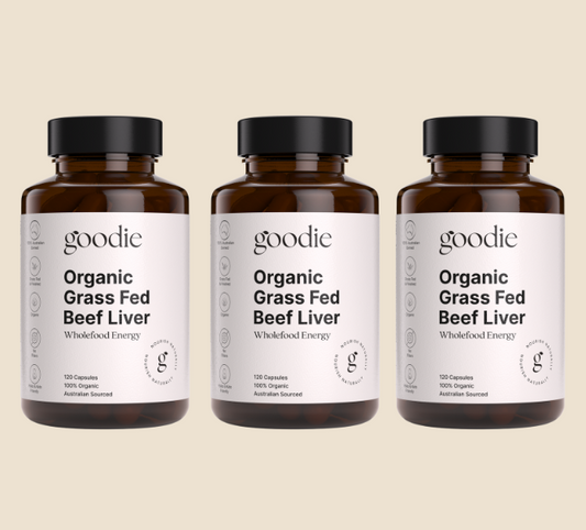Organic Grass Fed Beef Liver Capsules - 3 Month Supply