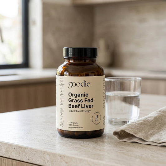 Certified Organic Grass Fed Beef Liver Capsules