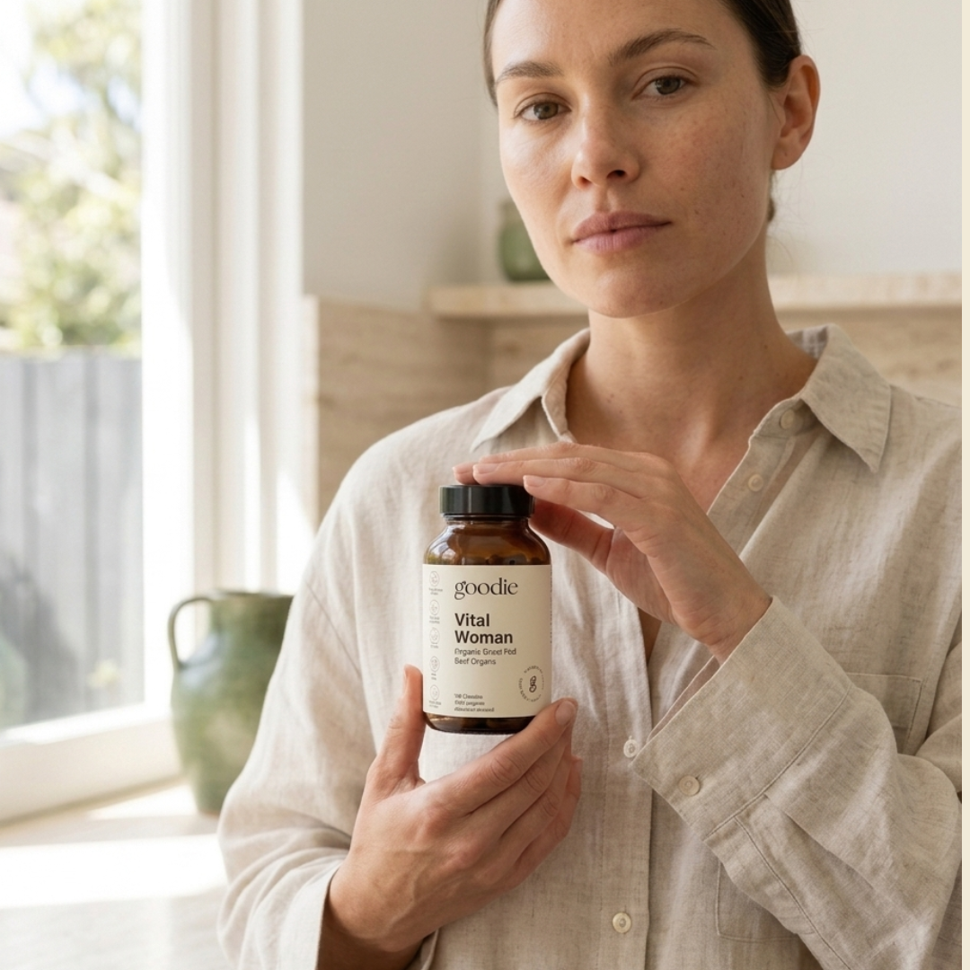 Vital Woman | Certified Organic Grass-Fed Beef Organ Capsules